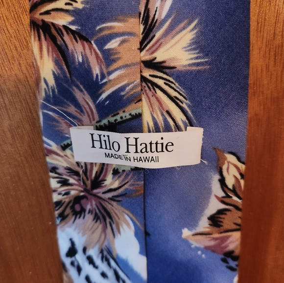 Vintage Hawaiian Neck Tie Hilo Hattie - Picture 5 of 5